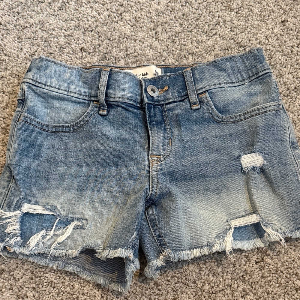 Abercrombie Kids Light Blue Denim Shorts